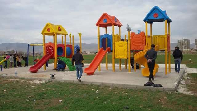 Cyprus Spider climbing frame