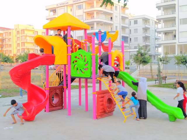 Gambia The Outdoor playground plastic